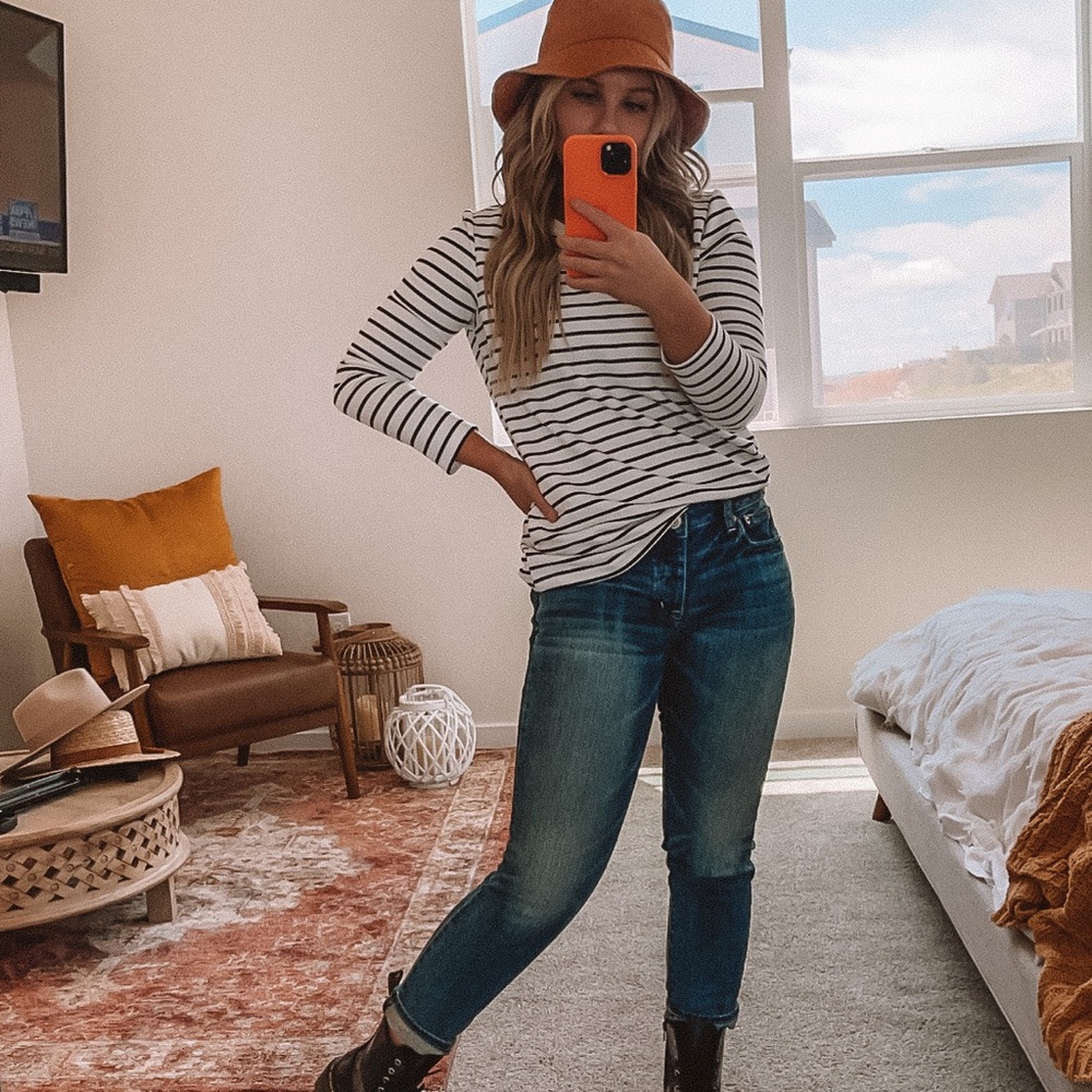 Striped long sleeve shirt